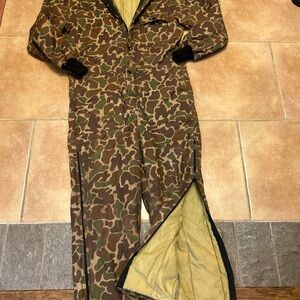 Spruce Creek 80’s vintage camo insulated coveralls